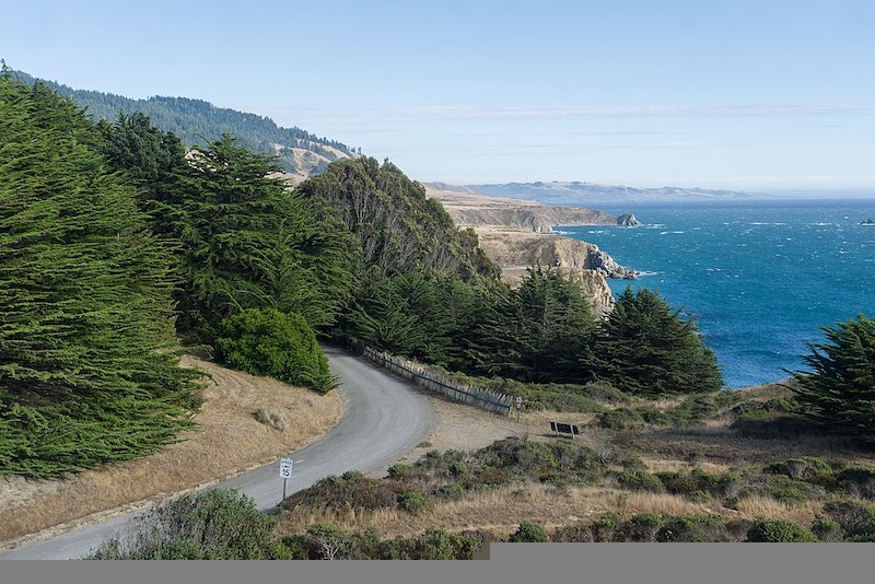 California Pacific coast highway view