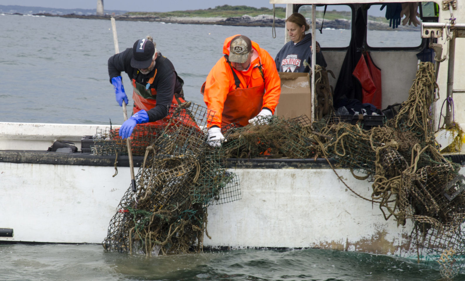 Ghost gear retrieval in Maine