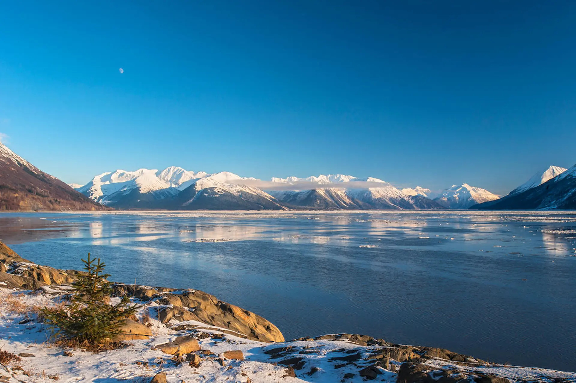 Cook Inlet along Turnagain Arm, Alaska