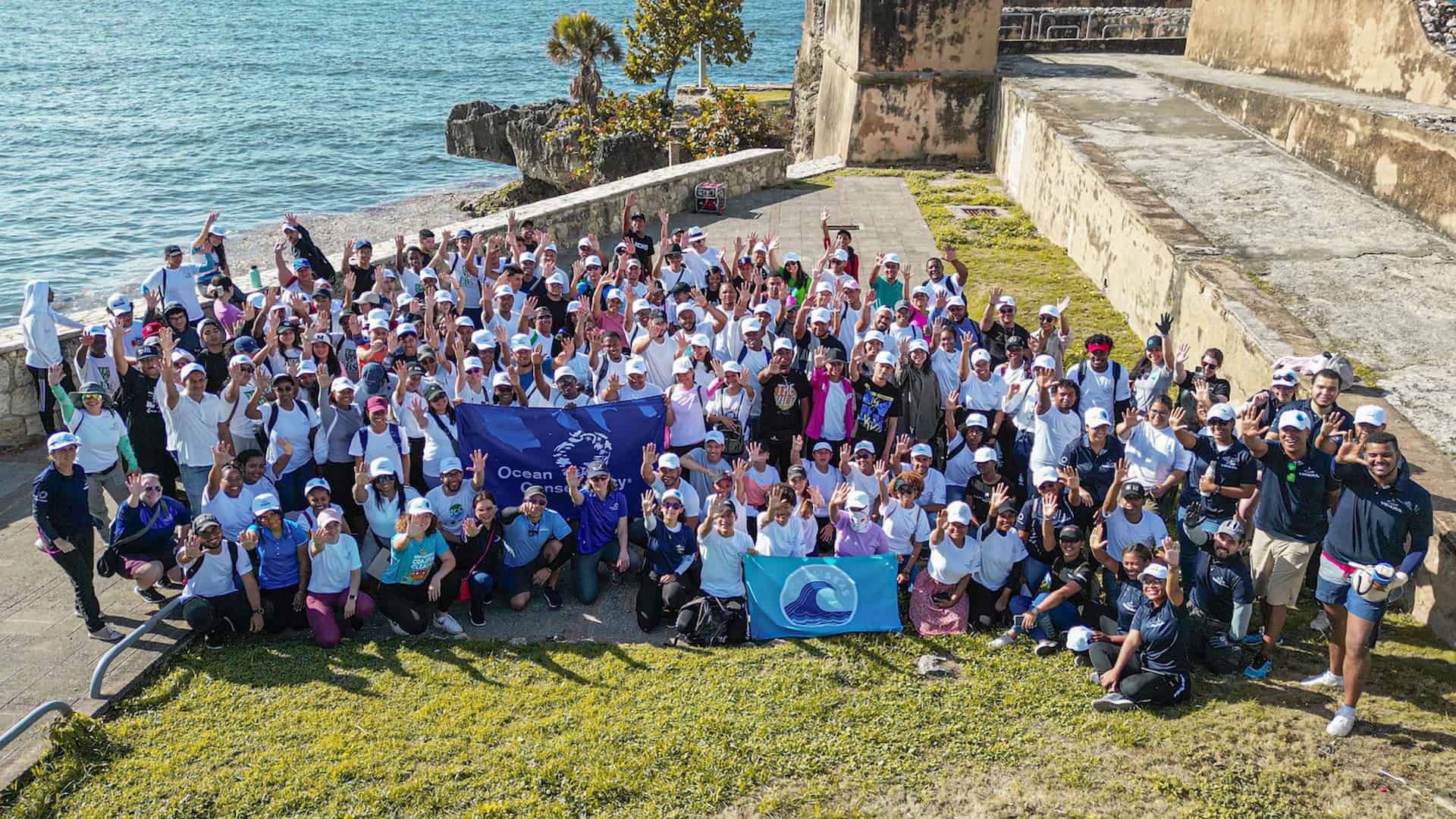 TeamSeas cleanup group photo