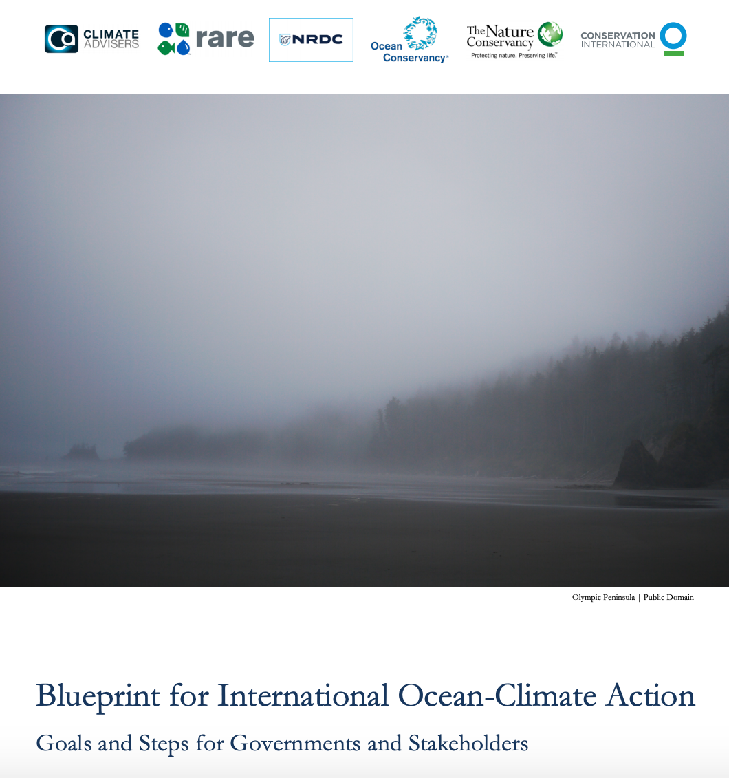 Blueprint for International Ocean-Climate Action report cover